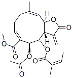 (3aS,4S,5S,6E,10E,11aR)-5-Acetoxy-2,3,3a,4,5,8,9,11a-octahydro-10-methyl-3-methylene-4-[[(Z)-2-methyl-1-oxo-2-butenyl]oxy]-2-oxocyclodeca[b]furan-6-carboxylic acid methyl ester CAS#: 72023-37-1