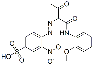 4-[[1-[[(2-methoxyphenyl)amino]carbonyl]-2-oxopropyl]azo]-3-nitro-Benzenesulfonic acid CAS#: 75205-05-9