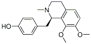 4-[[(1R)-1,2,3,4-Tetrahydro-7,8-dimethoxy-2-methylisoquinolin-1-yl]methyl]phenol CAS#: 77480-17-2