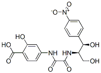 4-[[[(1R,2R)-1,3-dihydroxy-1-(4-nitrophenyl)propan-2-yl]carbamoylformy l]amino]-2-hydroxy-benzoic acid CAS#: 76508-92-4
