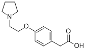 4-[2-(1-PYRROLIDINYL)ETHOXY]-BENZENEACETIC ACID CAS#: 714230-90-7