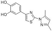 4-[2-(3,5-Dimethyl-1H-pyrazol-1-yl)-4-thiazolyl]pyrocatechol CAS#: 75007-31-7