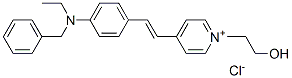 4-[2-[4-[benzyl(ethyl)amino]phenyl]vinyl]-1-(2-hydroxyethyl)pyridinium chloride CAS#: 77769-98-3