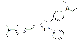 4-[2-[5-[4-(diethylamino)phenyl]-4,5-dihydro-1-(2-pyridyl)-1H-pyrazol-3-yl]vinyl]-N,N-diethylaniline CAS#: 74677-70-6