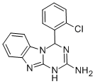 4-(2-CHLOROPHENYL)-1,4-DIHYDRO[1,3,5]TRIAZINO[1,2-A][1,3]BENZIMIDAZOL-2-AMINE CAS#: 78650-07-4