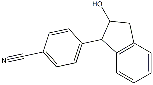 4-(2-Hydroxy-2,3-dihydro-1H-inden-1-yl)benzonitrile CAS#: 78370-66-8