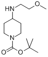 4-(2-METHOXYETHYLAMINO)PIPERIDINE-1-CARBOXYLIC ACID TERT-BUTYL ESTER CAS#: 710972-40-0