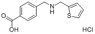 4-([(2-THIENYLMETHYL)AMINO]METHYL)BENZOIC ACID HYDROCHLORIDE CAS#: 775293-37-3