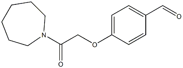 4-[2-(azepan-1-yl)-2-oxoethoxy]benzaldehyde CAS#: 767630-86-4