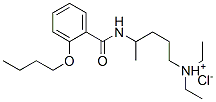 4-[(2-butoxybenzoyl)amino]pentyl-diethyl-azanium chloride CAS#: 78109-80-5