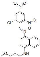 4-[(2-chloro-4,6-dinitrophenyl)azo]-N-(3-methoxypropyl)naphthalen-1-amine CAS#: 77390-62-6