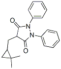 4-[(2,2-dimethylcyclopropyl)methyl]-1,2-diphenyl-pyrazolidine-3,5-dion e CAS#: 78945-52-5