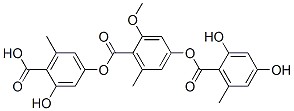 4-[(2,4-Dihydroxy-6-methylbenzoyl)oxy]-2-methoxy-6-methylbenzoic acid 4-carboxy-3-hydroxy-5-methylphenyl ester CAS#: 76788-86-8