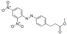 4-[(2,4-Dinitrophenyl)azo]benzenepropanoic acid methyl ester CAS#: 77573-34-3