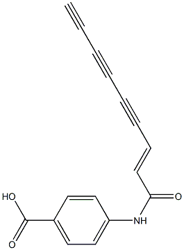 4-[[(2E)-1-Oxo-2-nonene-4,6,8-triynyl]aMino]benzoic Acid CAS#: 799798-33-7