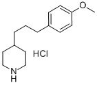 4-(3-(4-Methoxyphenyl)propyl)piperidine hydrochloride CAS#: 75999-98-3