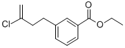 4-(3-CARBOETHOXYPHENYL)-2-CHLORO-1-BUTENE CAS#: 731772-85-3