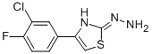 4-(3-CHLORO-4-FLUOROPHENYL)-2(3H)-THIAZOLONE HYDRAZONE CAS#: 792880-39-8