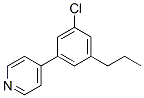 4-(3-CHLORO-5-PROPYLPHENYL)-PYRIDINE CAS#: 73398-86-4