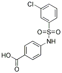 4-([(3-CHLOROPHENYL)SULFONYL]AMINO)BENZOIC ACID CAS#: 727689-55-6