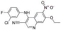4-(3-Chloro-4-fluoroanilino)-3-cyano-7-ethyloxy-6-nitroquinoline CAS#: 740791-06-4