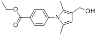 4-[3-(HYDROXYMETHYL)-2,5-DIMETHYL-1H-PYRROL-1-YL]-BENZOIC ACID ETHYL ESTER CAS#: 761410-10-0