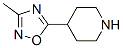 4-(3-METHYL-1,2,4-OXADIAZOL-5-YL)PIPERIDINE CAS#: 795310-41-7
