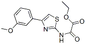 [[4-(3-Methoxyphenyl)thiazol-2-yl]amino]oxoacetic acid ethyl ester CAS#: 74604-51-6