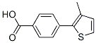 4-(3-Methylthiophen-2-yl)benzoic acid CAS#: 76099-89-3