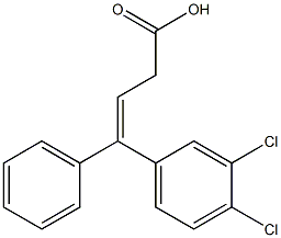 4-(3,4-Dichlorophenyl)-4-phenylbut-3-enoic Acid CAS#: 79560-17-1