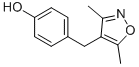 4-[(3,5-DIMETHYL-4-ISOXAZOLYL)METHYL]BENZENOL CAS#: 75999-06-3