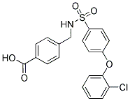4-[(([4-(2-CHLOROPHENOXY)PHENYL]SULFONYL)AMINO)METHYL]BENZOIC ACID CAS#: 727689-54-5