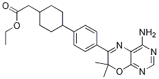4-[4-(4-AMINO-7,7-DIMETHYL-7H-PYRIMIDO[4,5-B][1,4]OXAZIN-6-YL)PHENYL]-CYCLOHEXANEACETIC ACID ETHYL ESTER CAS#: 701232-19-1