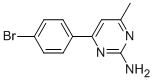 4-(4-BROMOPHENYL)-6-METHYLPYRIMIDIN-2-AMINE CAS#: 792942-45-1