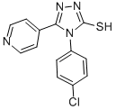 4-(4-CHLORO-PHENYL)-5-PYRIDIN-4-YL-4H-[1,2,4]TRIAZOLE-3-THIOL CAS#: 74270-76-1