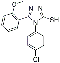 4-(4-CHLOROPHENYL)-5-(2-METHOXYPHENYL)-4H-1,2,4-TRIAZOLE-3-THIOL CAS#: 731003-72-8