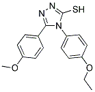 4-(4-ETHOXYPHENYL)-5-(4-METHOXYPHENYL)-4H-1,2,4-TRIAZOLE-3-THIOL CAS#: 730976-66-6