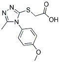 [[4-(4-METHOXYPHENYL)-5-METHYL-4H-1,2,4-TRIAZOL-3-YL]THIO]ACETIC ACID CAS#: 743452-47-3