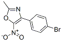 4-(4-bromophenyl)-2-methyl-5-nitrooxazole CAS#: 78164-40-6