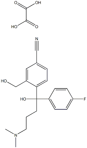 (+/-)-4-[4-(diMethylaMino)-1-(4-fluorophenyl)-1-hydroxybutyl]-3-(hydroxyMethyl)-benzonitrile, oxalate CAS#: 717133-32-9