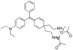 [4-[[4-(diethylamino)phenyl]phenylmethylene]-2,5-cyclohexadien-1-ylidene]diethylammonium acetate CAS#: 76994-37-1