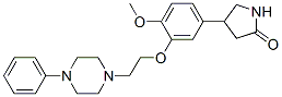 4-[4-methoxy-3-[2-(4-phenyl-1-piperazinyl)ethoxy]phenyl]pyrrolidin-2-one CAS#: 73725-74-3