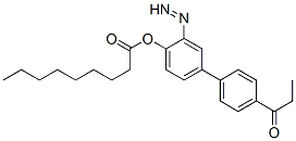 [4-(4-propanoylphenyl)diazenylphenyl] nonanoate CAS#: 76204-63-2