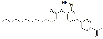 [4-(4-propanoylphenyl)diazenylphenyl] tridecanoate CAS#: 76204-59-6