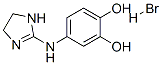 4-[(4,5-dihydro-1H-imidazol-2-yl)amino]pyrocatechol monohydrobromide CAS#: 75594-10-4