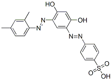 4-[[5-[(2,4-Dimethylphenyl)azo]-2,4-dihydroxyphenyl]azo]benzenesulfonic acid CAS#: 72138-98-8