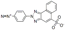 4-[5-(Sulfonato)-2H-naphtho[1,2-d]triazol-2-yl]benzenediazonium CAS#: 72102-79-5