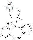 4-(5-hydroxydibenzo[a,d]cyclohepten-5-yl)-4-methylpiperidinium chloride CAS#: 74499-08-4