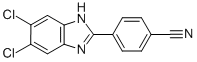4-(5,6-DICHLORO-1H-BENZIMIDAZOL-2-YL)BENZONITRILE CAS#: 723299-75-0