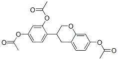 4-[7-(Acetyloxy)-3,4-dihydro-2H-1-benzopyran-3-yl]-1,3-benzenediol diacetate CAS#: 75112-86-6